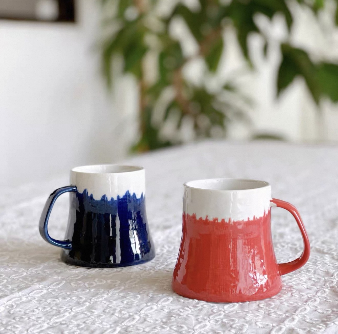 日本美濃燒富士山馬克杯