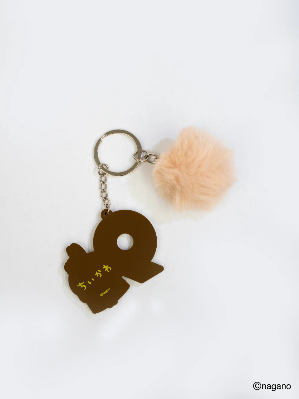 【日版官方受注】9090 x Chiikawa Logo Rubber Keychain - 兔兔