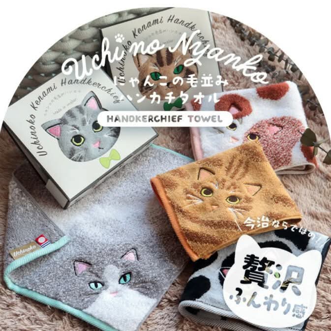 【日本製🇯🇵】Hiorie 今治My Kitty手巾仔  (現貨品)