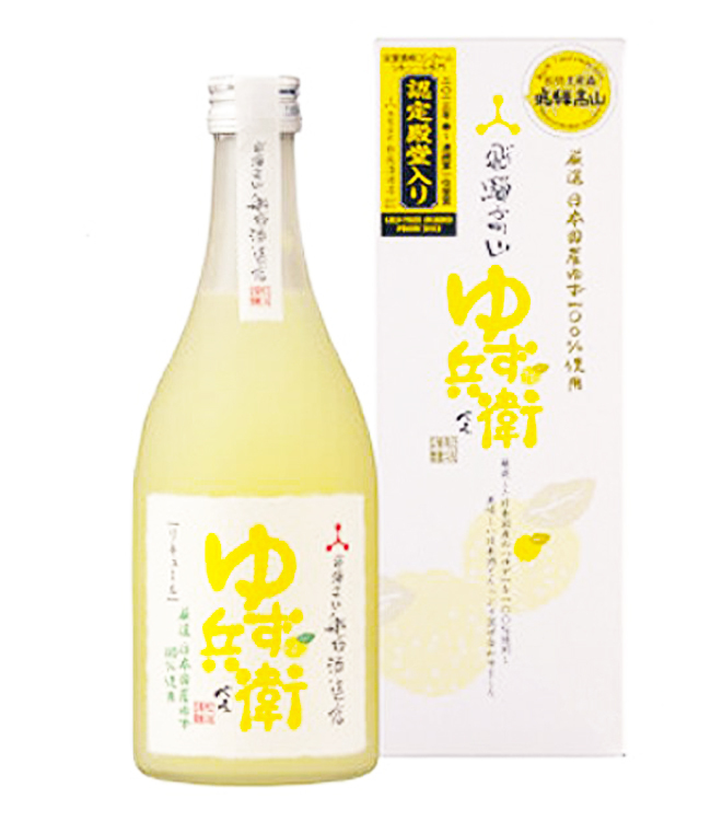 舩坂酒造 深山菊 柚子兵衛酒 7% 500mL (1x12x500ml)