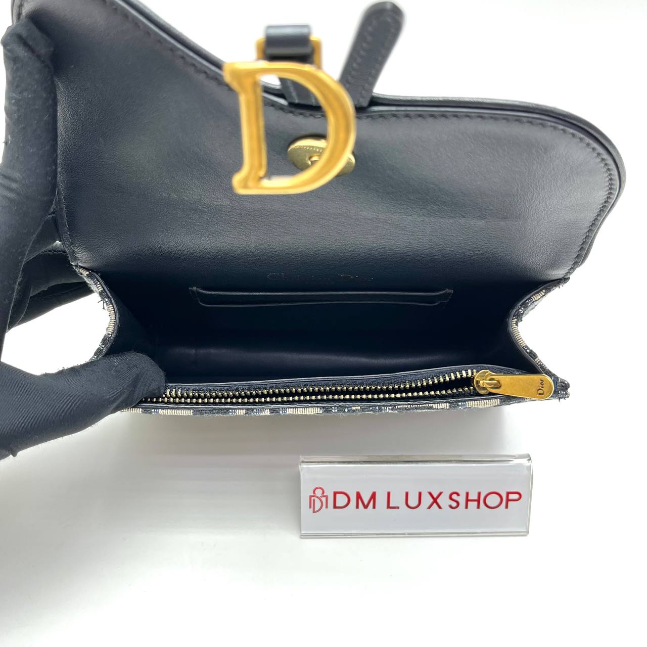 Dior Oblique Saddle Belt Pouch with Strap