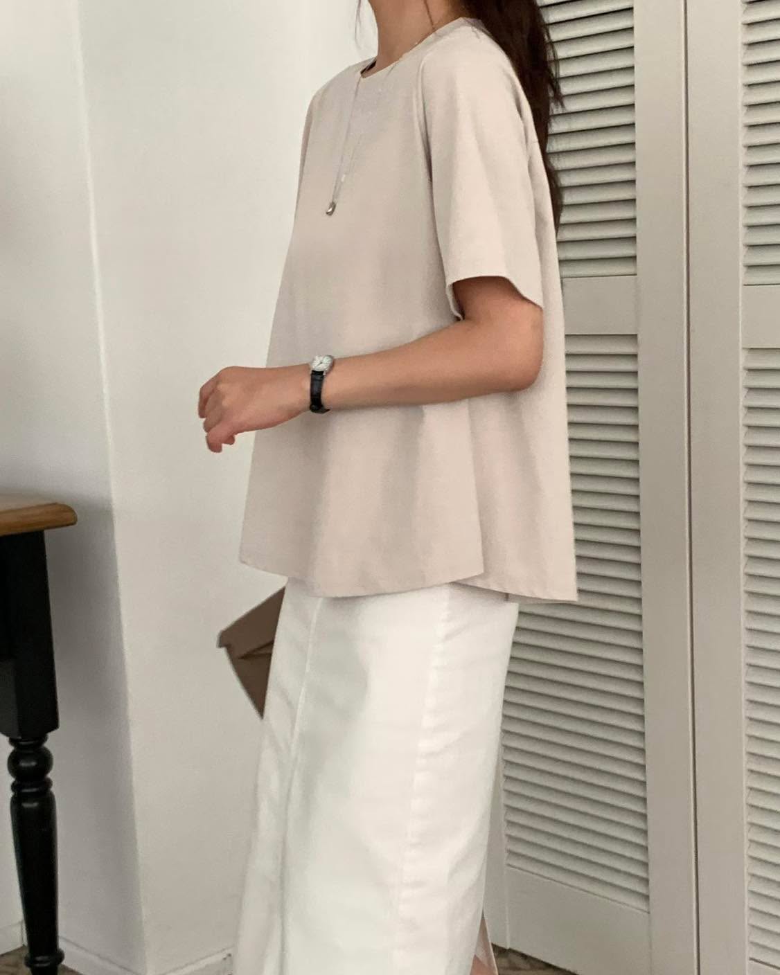 淨色A cut 娃娃top