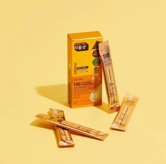 韓國 VT SHOT 老虎微針精華系列 100針系列 2ml X10條 (橙）- 美白 平行進口