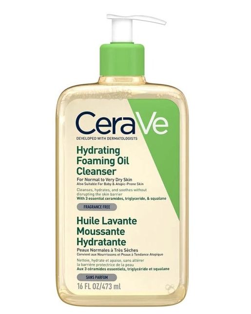 Cerave 保濕泡沫潔面 卸妝油 473ml EXP:2029/01