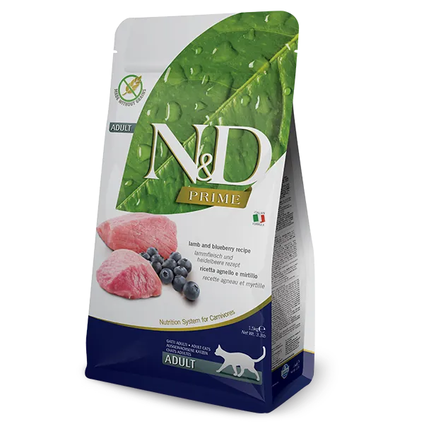 Farmina N&D 頂級 羊肉&藍莓 成貓乾糧 1.5kg/5kg/10kg