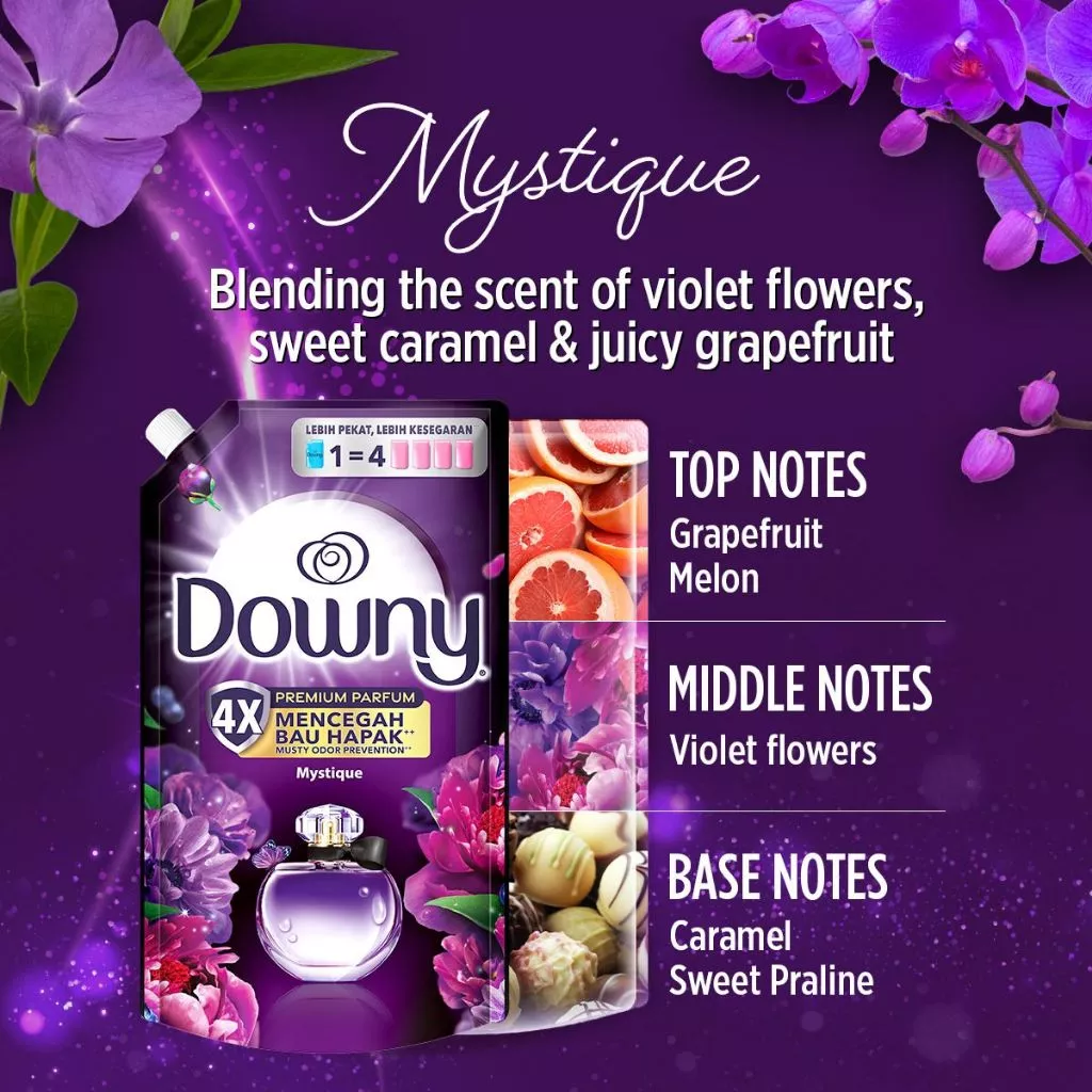 Downy Fabric Conditioner Refill Pack 530ML - Mystique