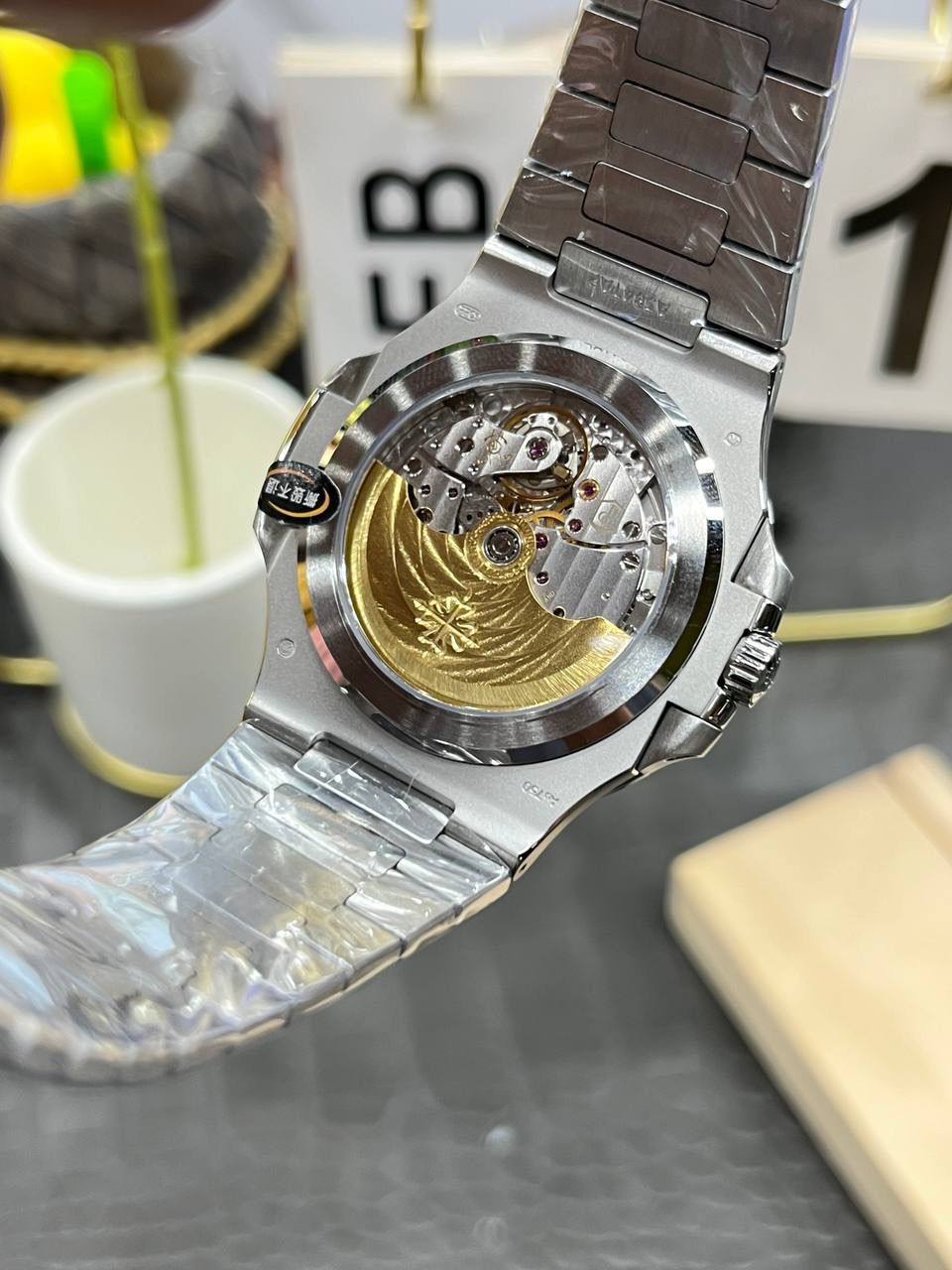 百达翡丽白金版5811G鹦鹉螺/41mm*8.2mm/搭配SC330全自动一体机芯😍💯🤍