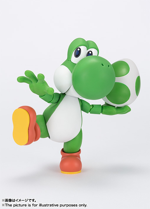 S.H.Figuarts 耀西 孖寶兄弟 可動SHF Yoshi Super Mario action figure（不包含孖寶兄弟人偶）