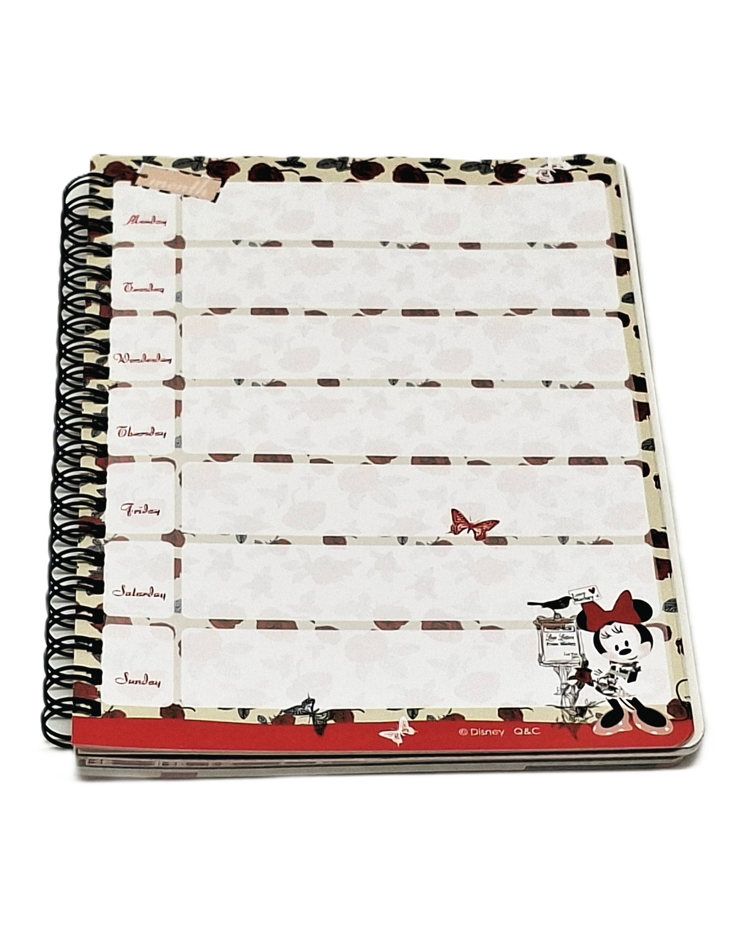 52頁 活頁週計劃本  Minnie Mouse  (DPMC-326C)
