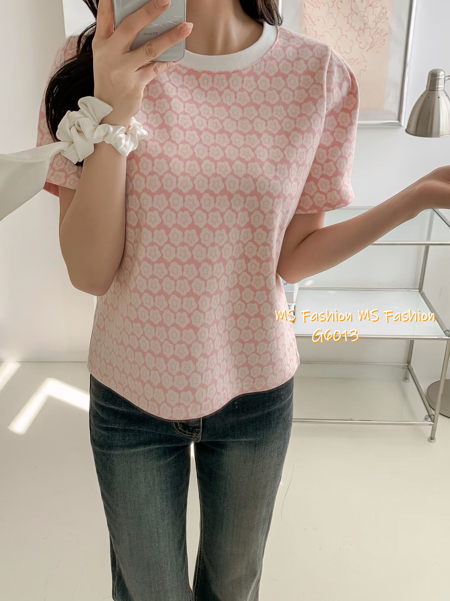 G6013 韓國🇰🇷特色花花print top