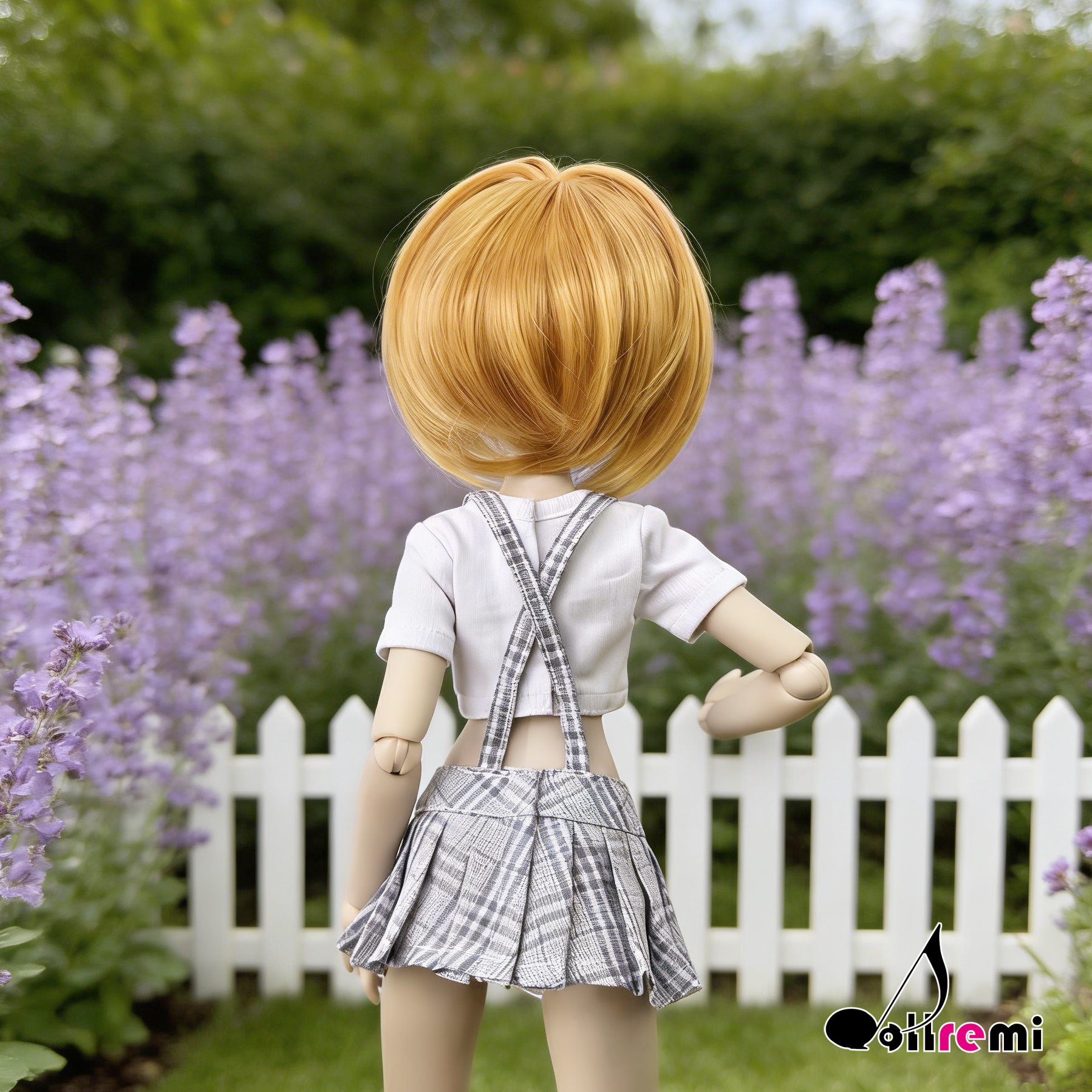 【dollremi】(DD0852) 吊帶格子裙套裝 Strap plaid skirt suit