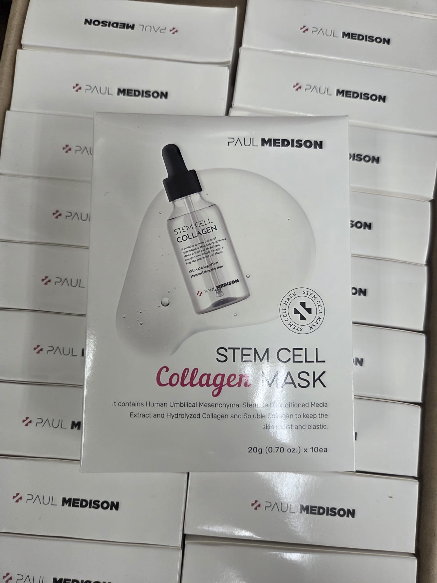韓國🇰🇷PAUL  MEDISON 幹細胞膠原蛋白面膜 20g*10片 (現貨品)