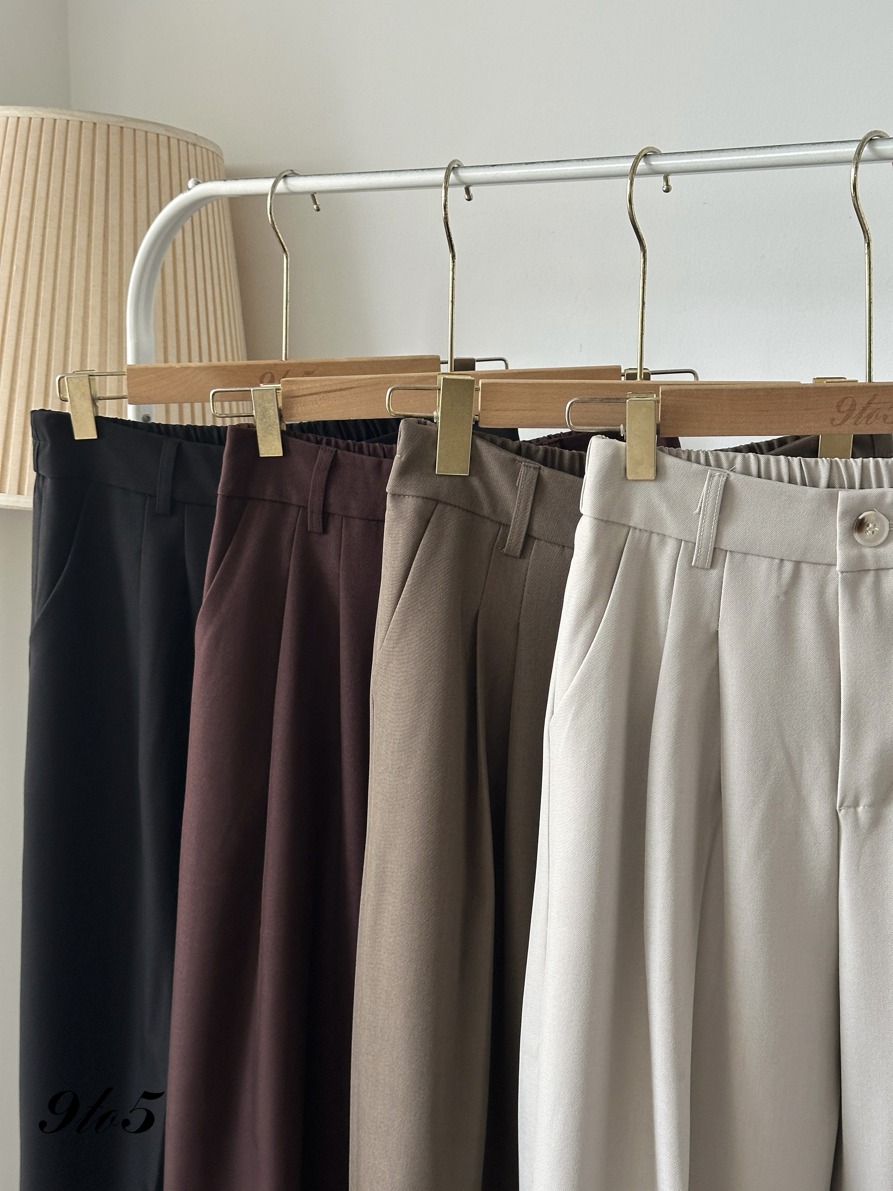 S1840 Long Straight Pants - 4 Colors 