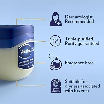 Vaseline Blue Seal Petroleum Jelly 50g/100g  - Original