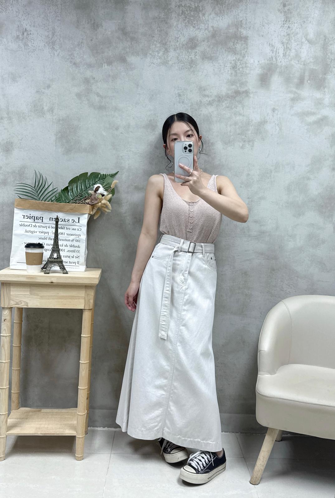 D14 扣鈕針織背心