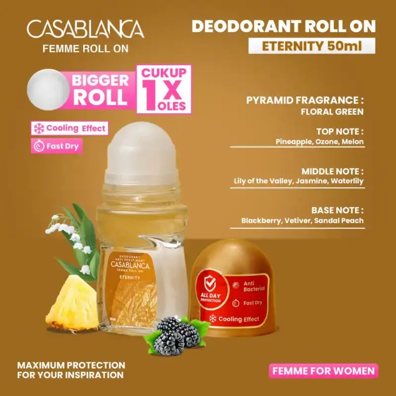 CASABLANCA WOMEN ROLL ON - GOLD