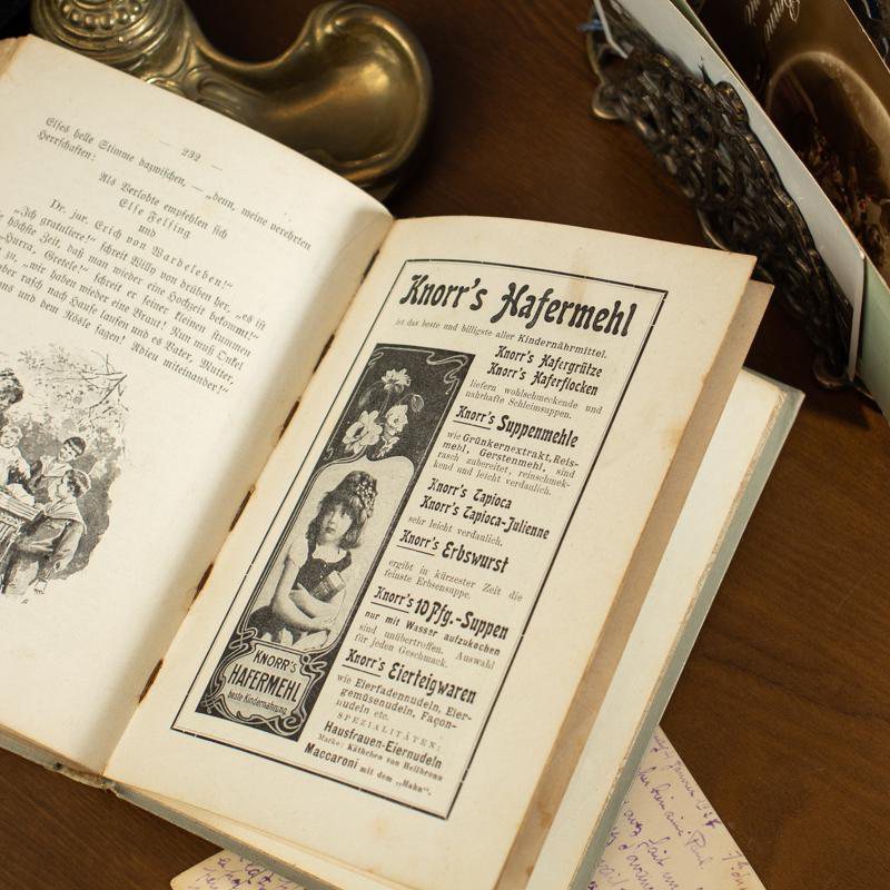 Antique Early 1900s German Novel Book “Die Tauschmädels" by Juliane Moritz (NA0750)