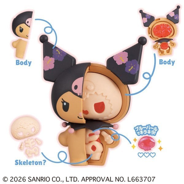 (行版) MegaHouse 解體拼圖 幻想系列 三麗鷗 熱情夏日 Kaitai Puzzle Fantasy Sanrio Characters Tropical Cherry Mix (原盒4盒) (1套4款) 