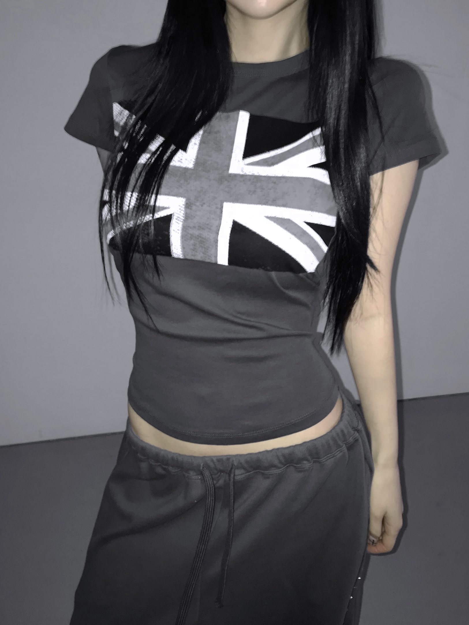 Vintage Union Flag Fitted Tee