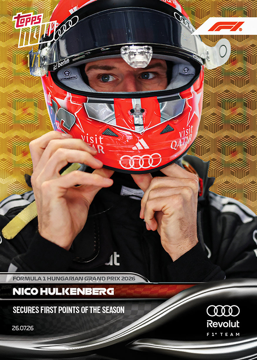 Nico Hülkenberg - 2026 F1 Topps Now #52 Hungarian GP 紀念卡【團購】