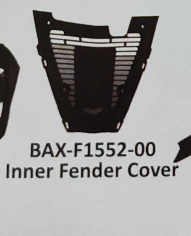 Yamaha Y16 ZR / Abs Inner Cover Part / No Color Parts BAX / BSM