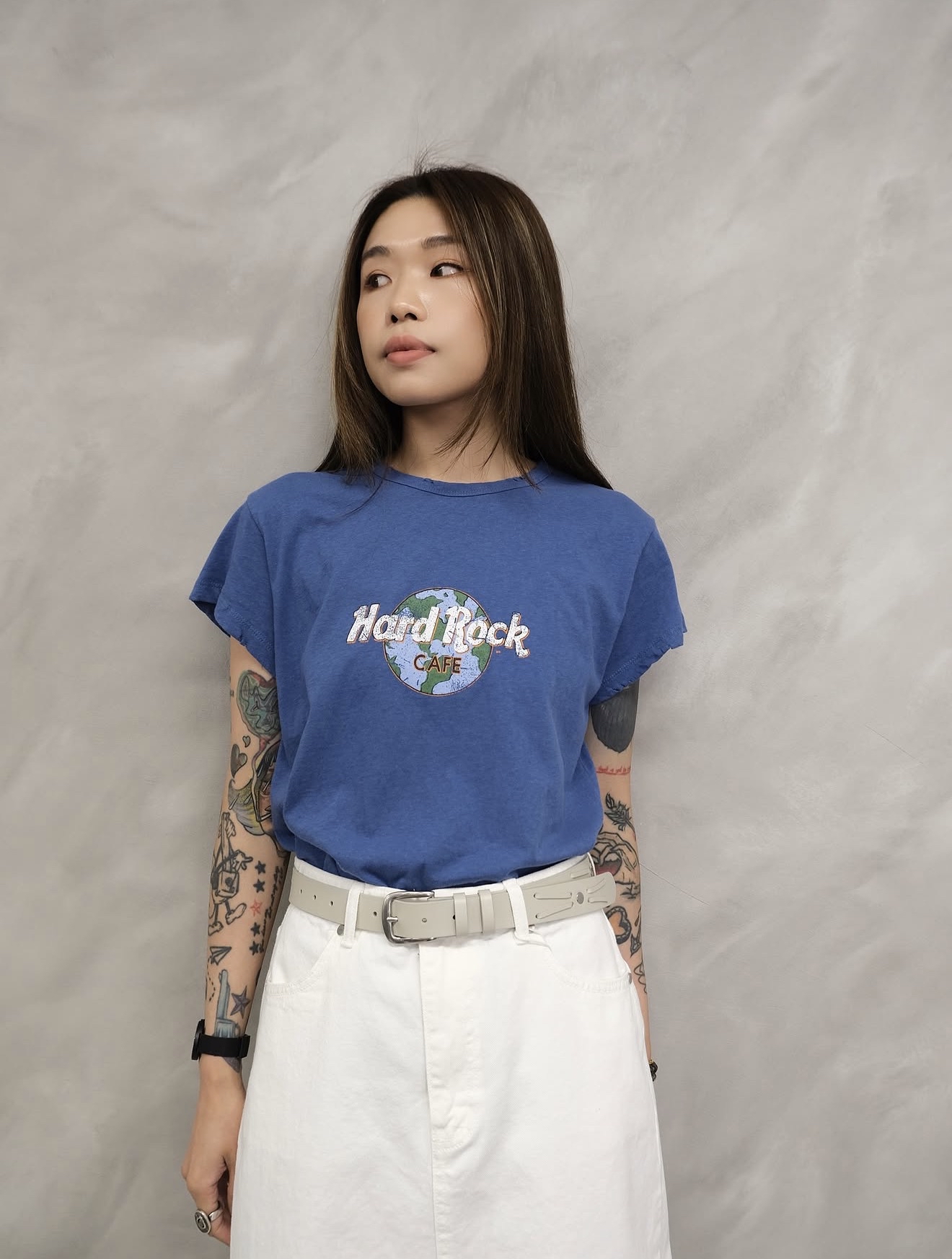 （預購優惠) Hard rock printed tee #top150