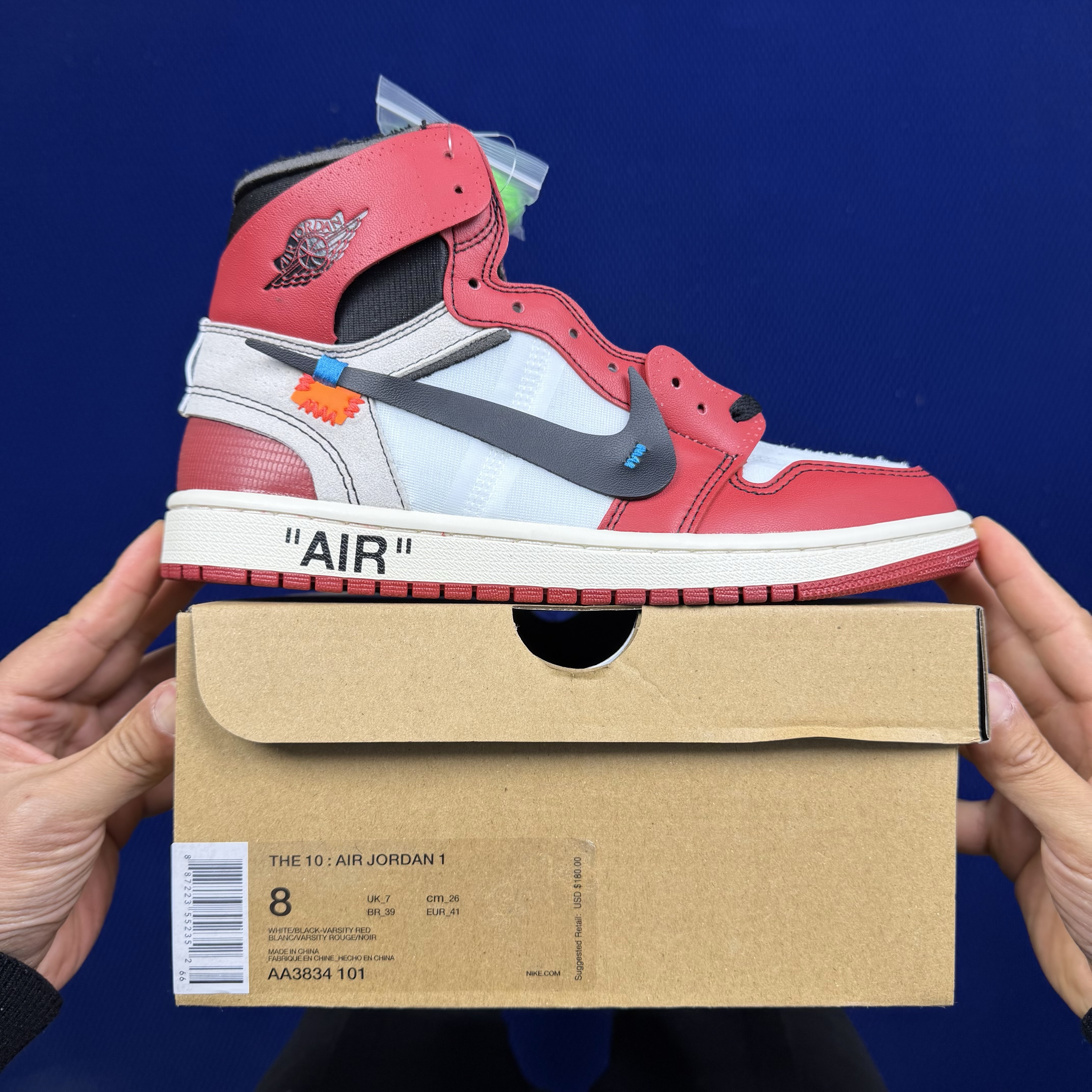 Nike Air Jordan 1 x Off-White Retro High OG 'Chicago' AA3834-101