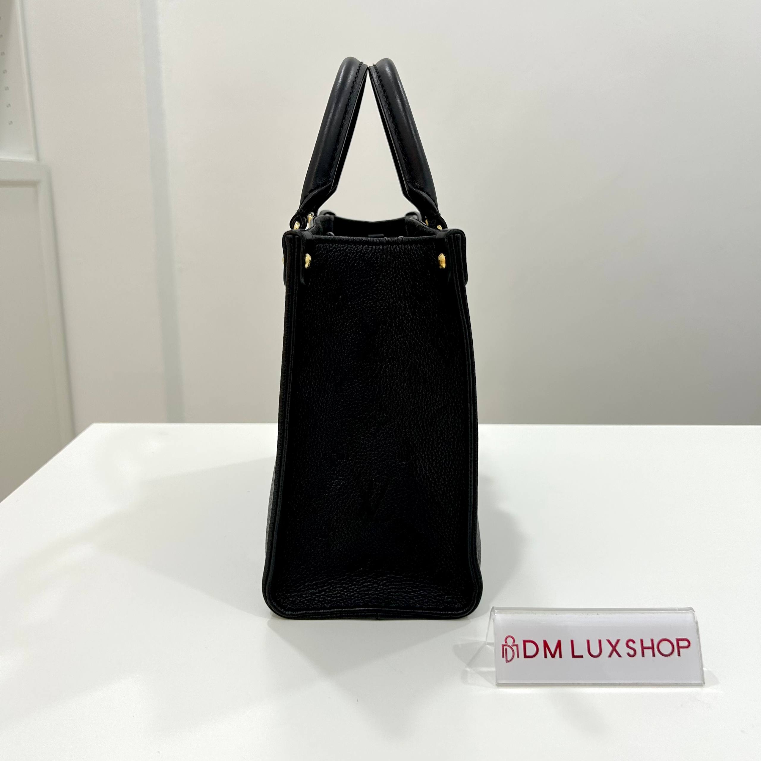 LV Black Empreinte Monogram OnTheGo PM