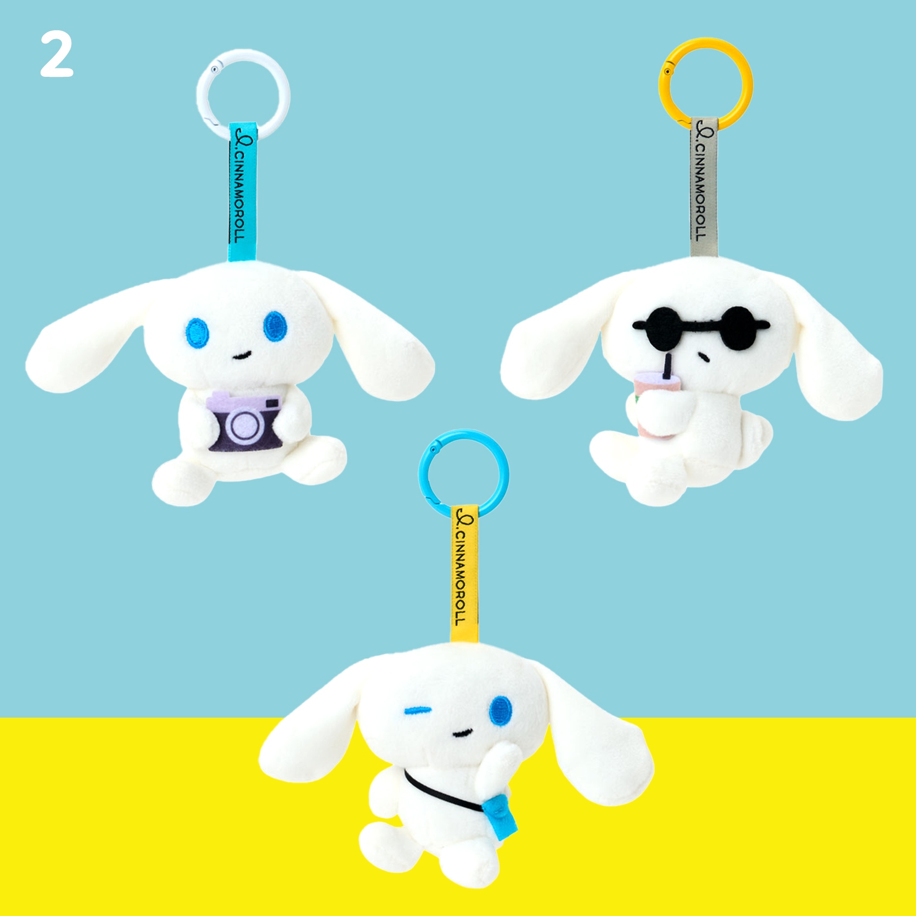 🌸 【預訂】I love Cinnamoroll series - No.2-公仔掛飾