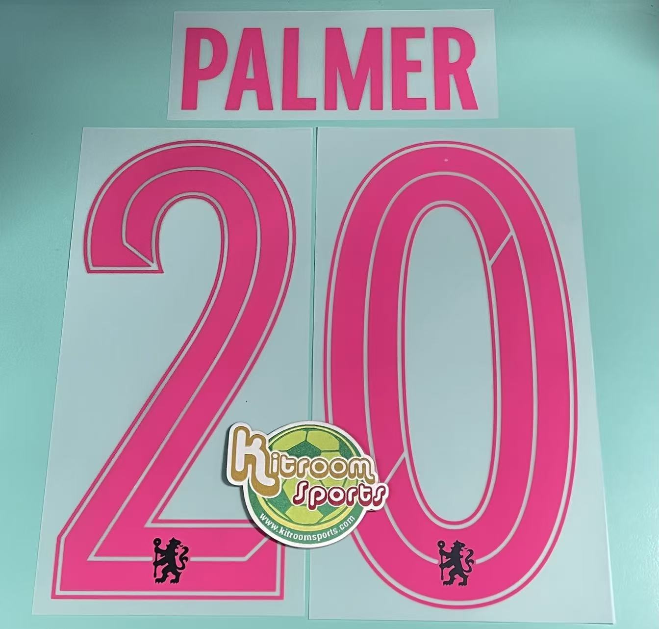 2024-25 Chelsea 3RD UCL Nameset #20 PALMER