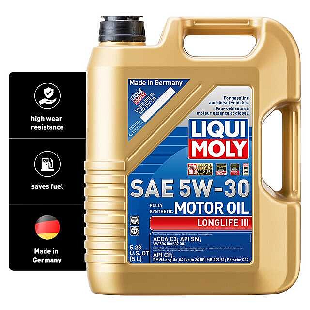 LIQUI MOLY Longlife III 5W-30 (5L) 機油/潤滑油/偈油【原裝行貨】