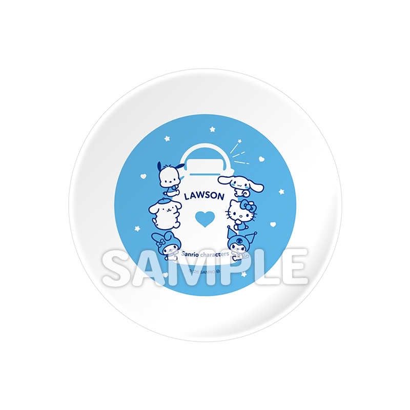 Sanrio x Lawson Set of 2 plates (Hello Kitty) [@Loppi・HMV limited] 