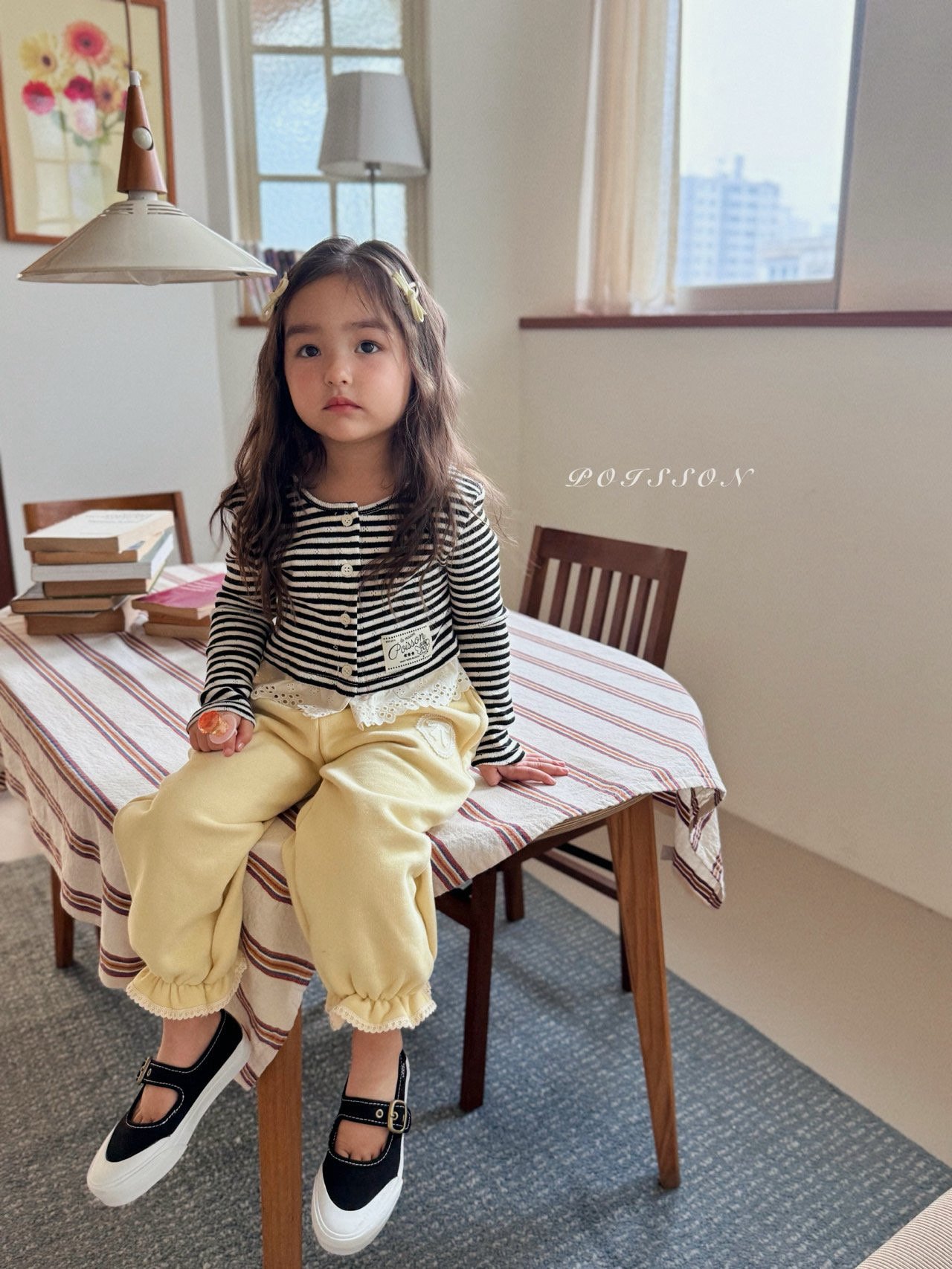 橫間 Lace Cardigan