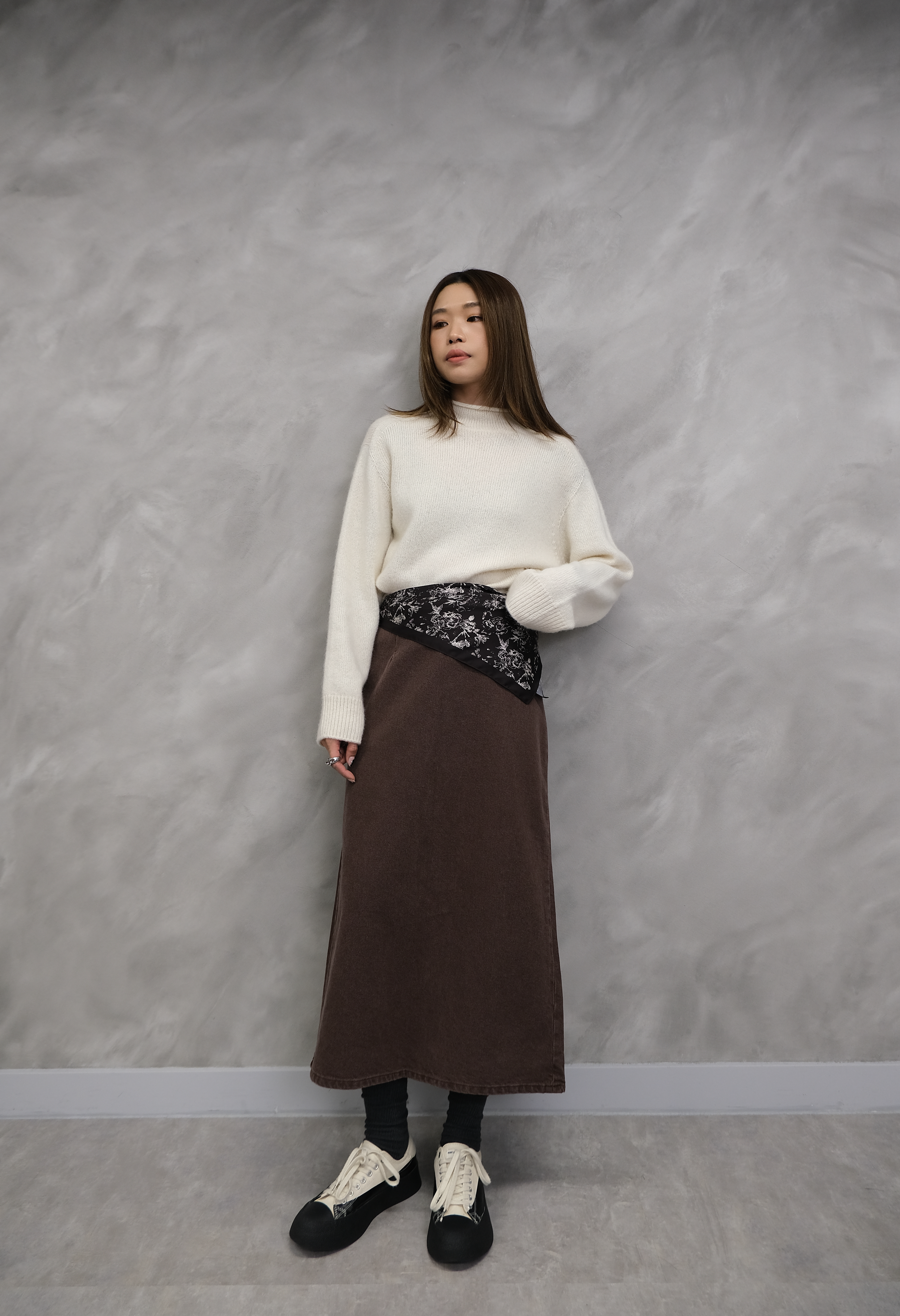 Denim pencil skirt #sk26