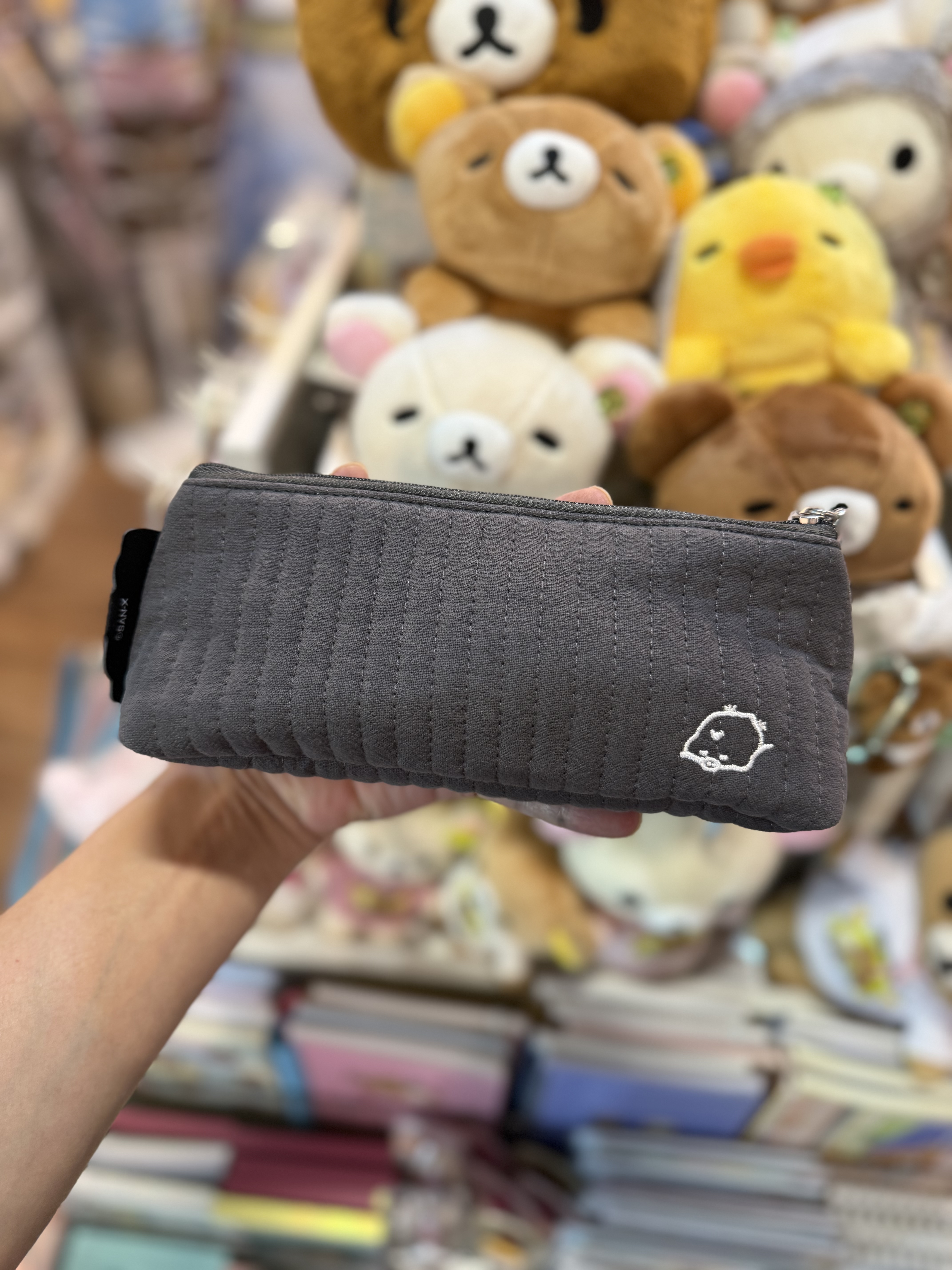 《現貨》全新Rilakkuma黑白造型筆袋