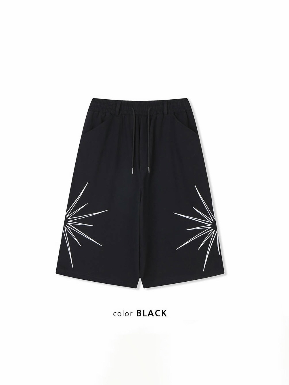 Graphic Star Bermuda Shorts