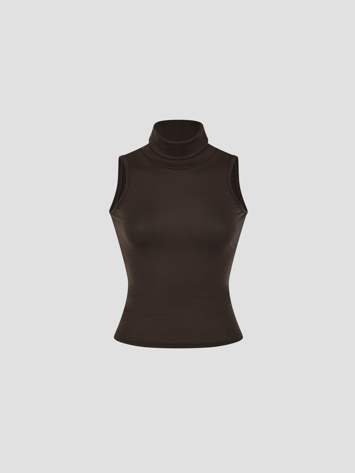 【秋冬高領薄背心】預購_Satva Turtle-Neck Sleeveless by Conch