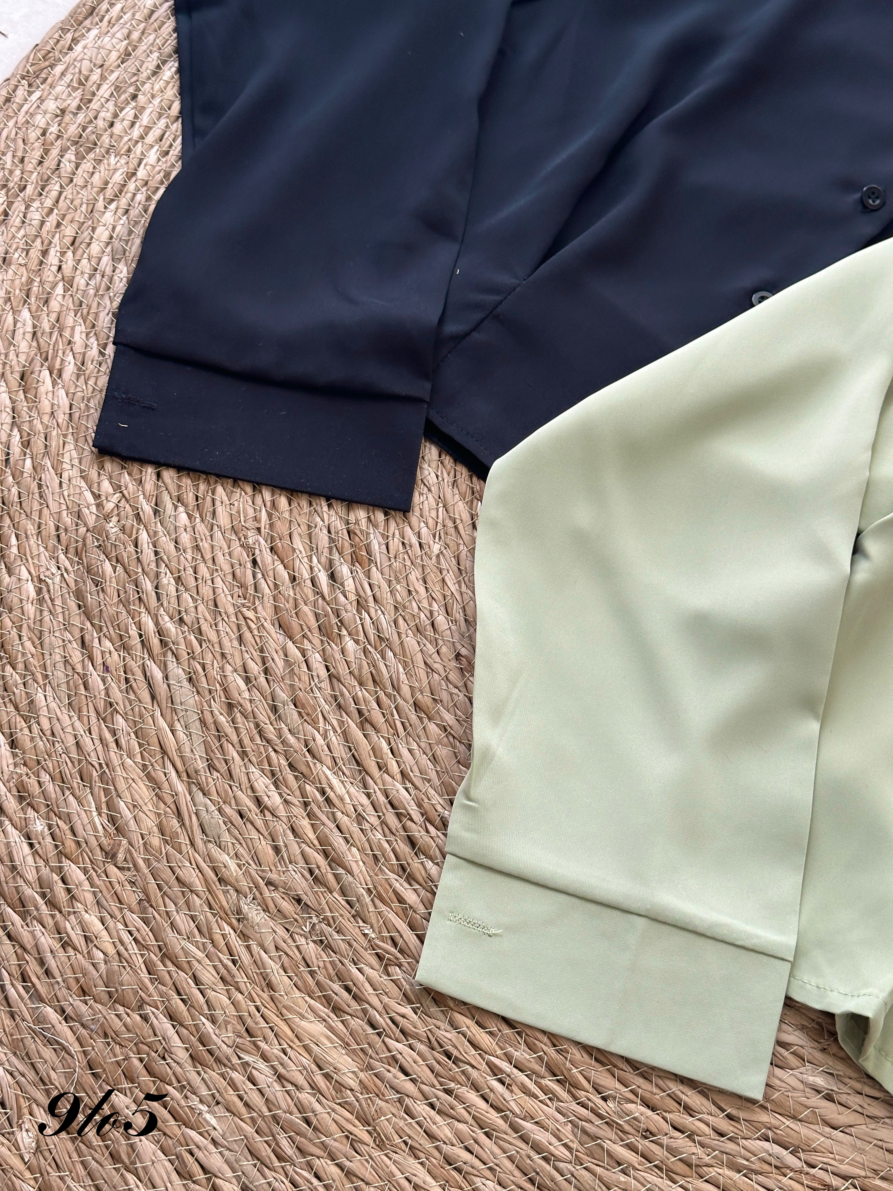 T4049 Long Sleeve Square Neck Top - 4 Colors 