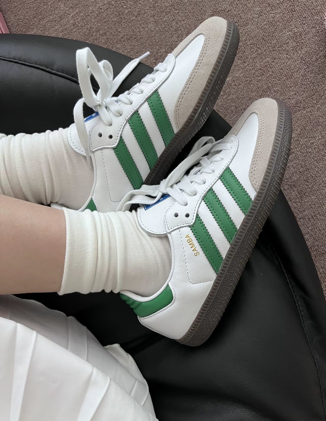 Adidas Originals Samba Footwear White Green IG1024