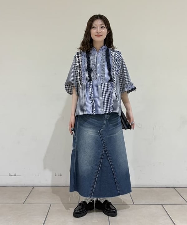 日本製TORI-TO x BEAMS BOY 拼款恤衫