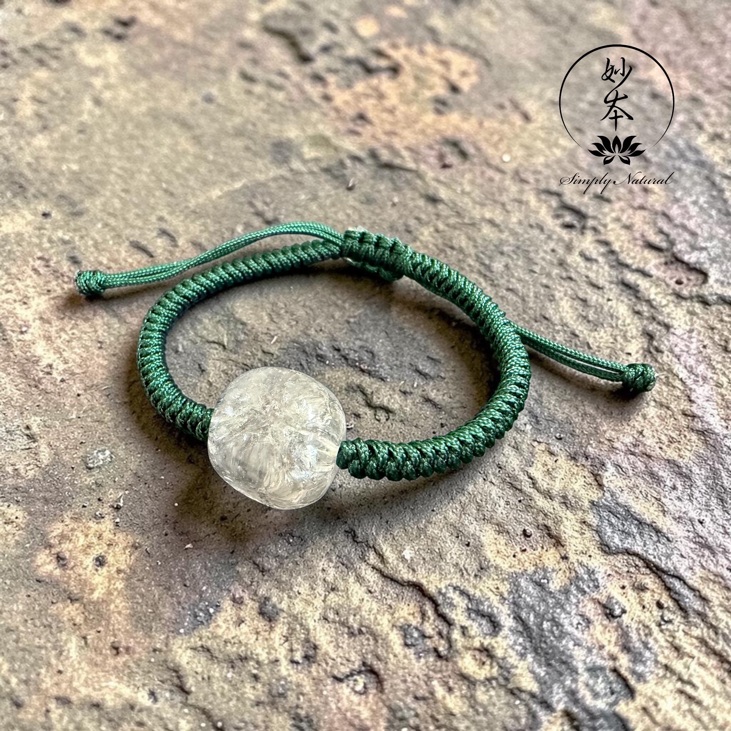 黑鑽閃靈金剛繩綠（已加持） 隨機發貨（每粒不一樣）