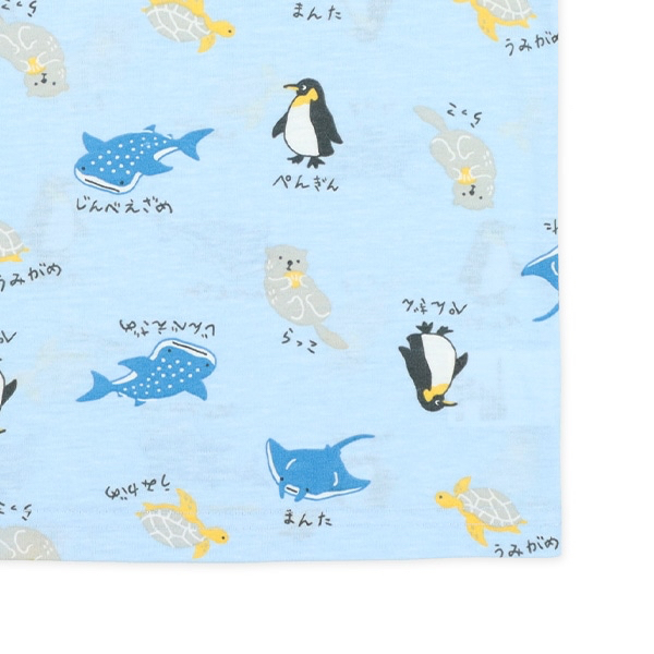 🇯🇵預訂 日本直送🇯🇵海洋生物滿印包腹短袖家居服上下套裝