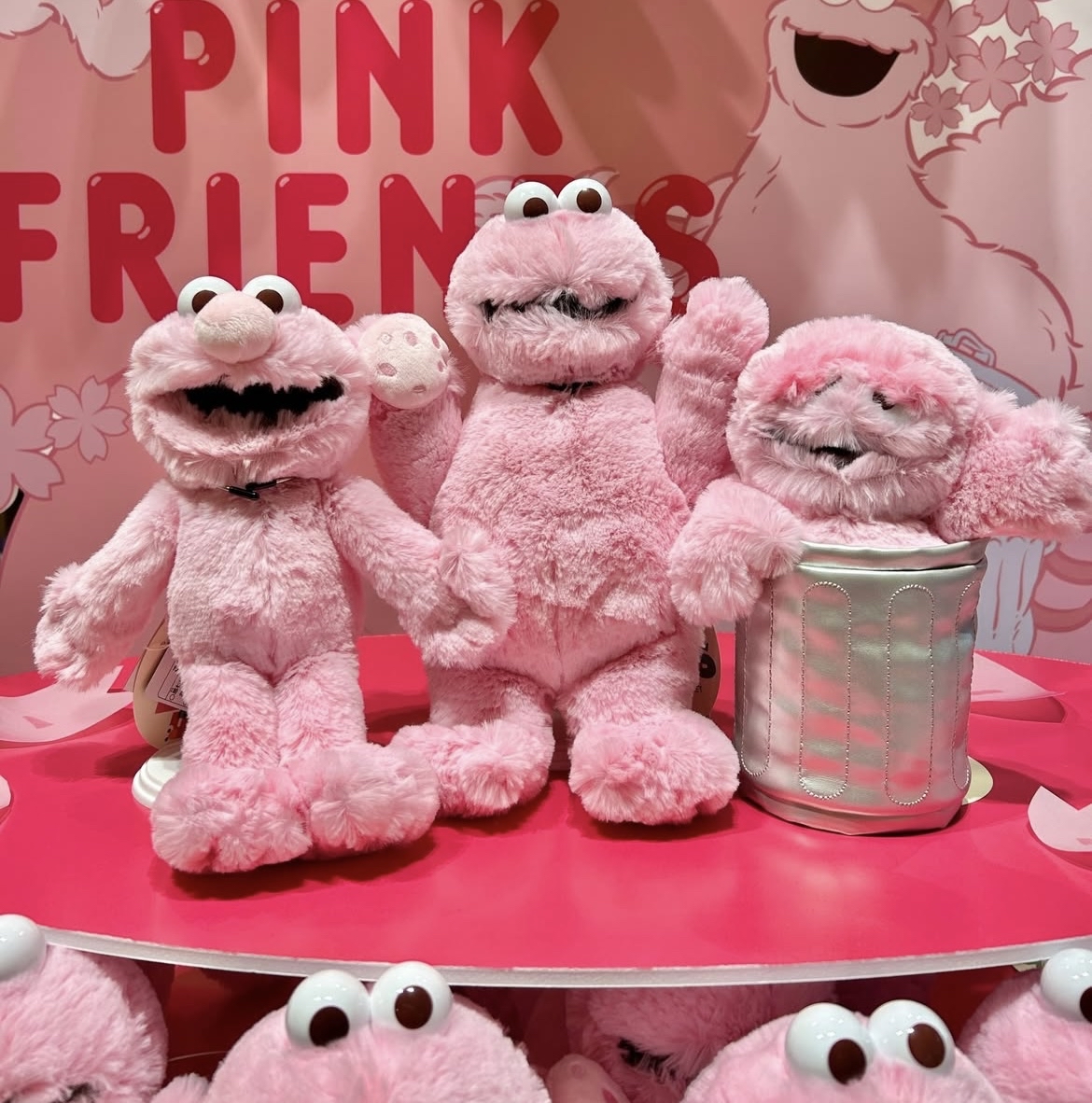 日本預訂📍日本芝麻街櫻花色公仔/吊飾 