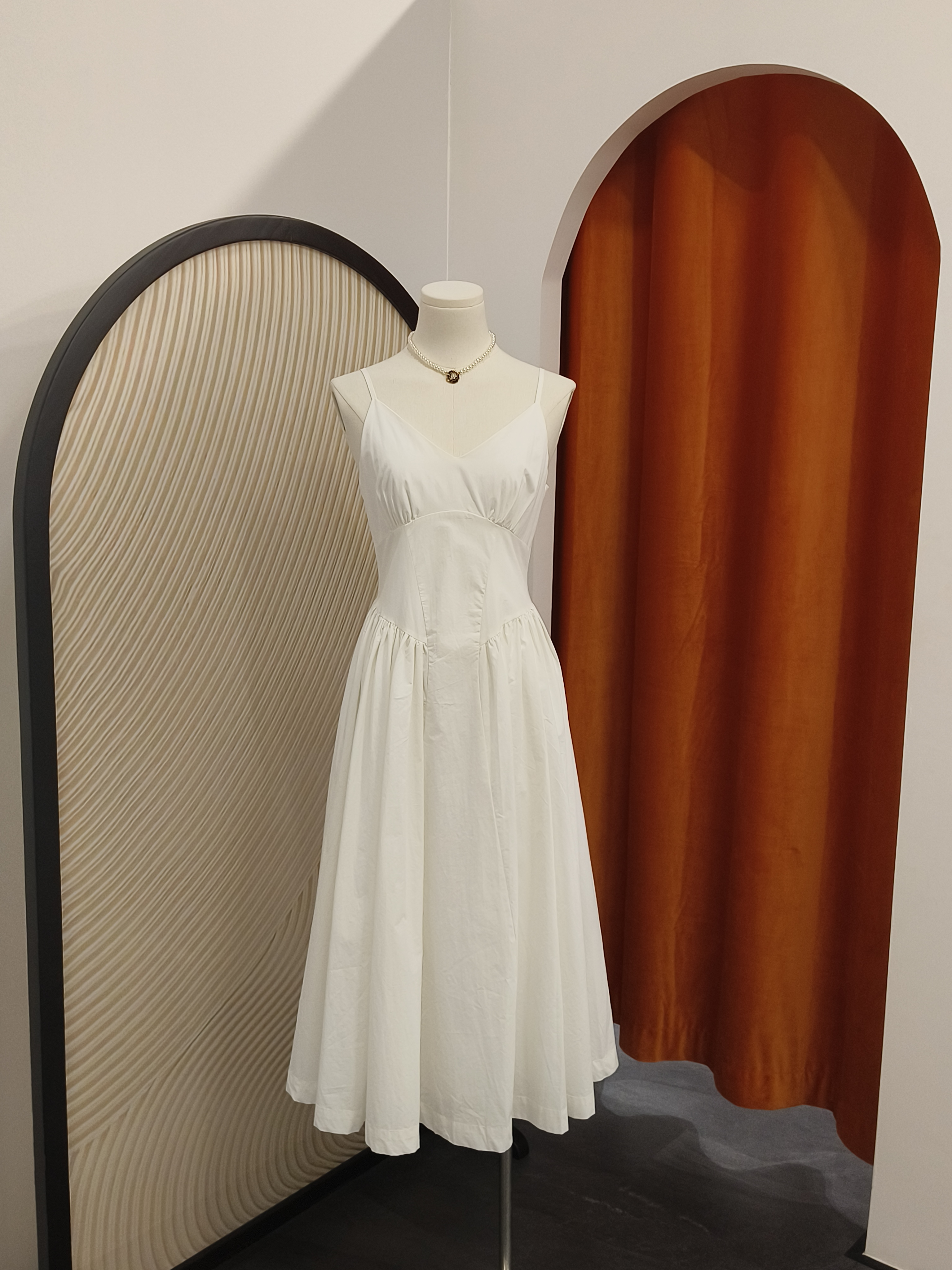 纯棉吊带连身裙 Cotton Cami Dress