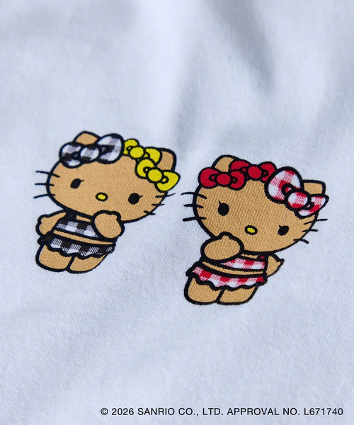 日本預訂📍日本VIS x Hello Kitty曬黑樣系列 - 短袖Tee 不包郵