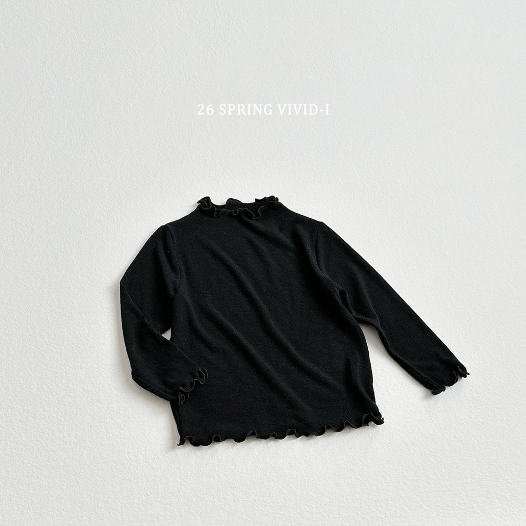 🌸預訂 韓國直送🌸🇰🇷VIVIDI三色輕薄花邊打底長袖上衣