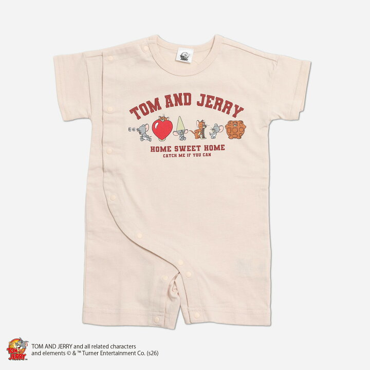 🇯🇵預訂 日本直送🇯🇵Tom & Jerry四色人物印花短袖連身服