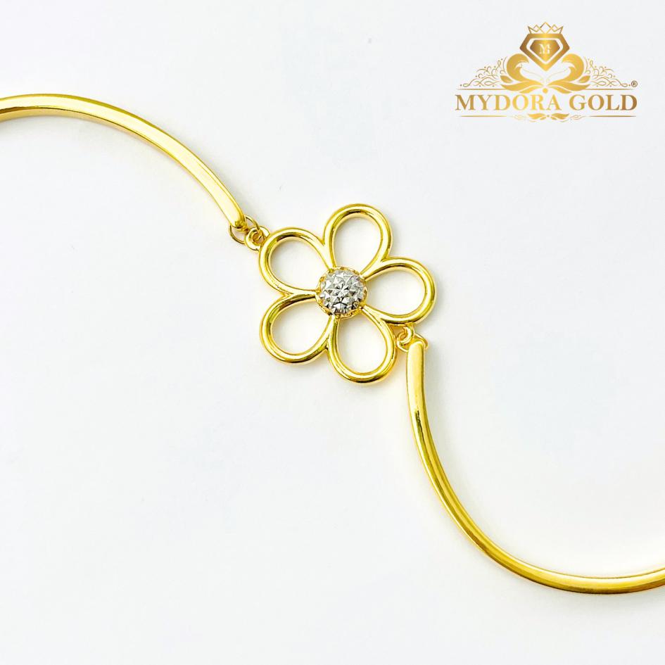 MYDORA Gelang Fesyen Bunga Daisy Manis l EMAS 916/22K