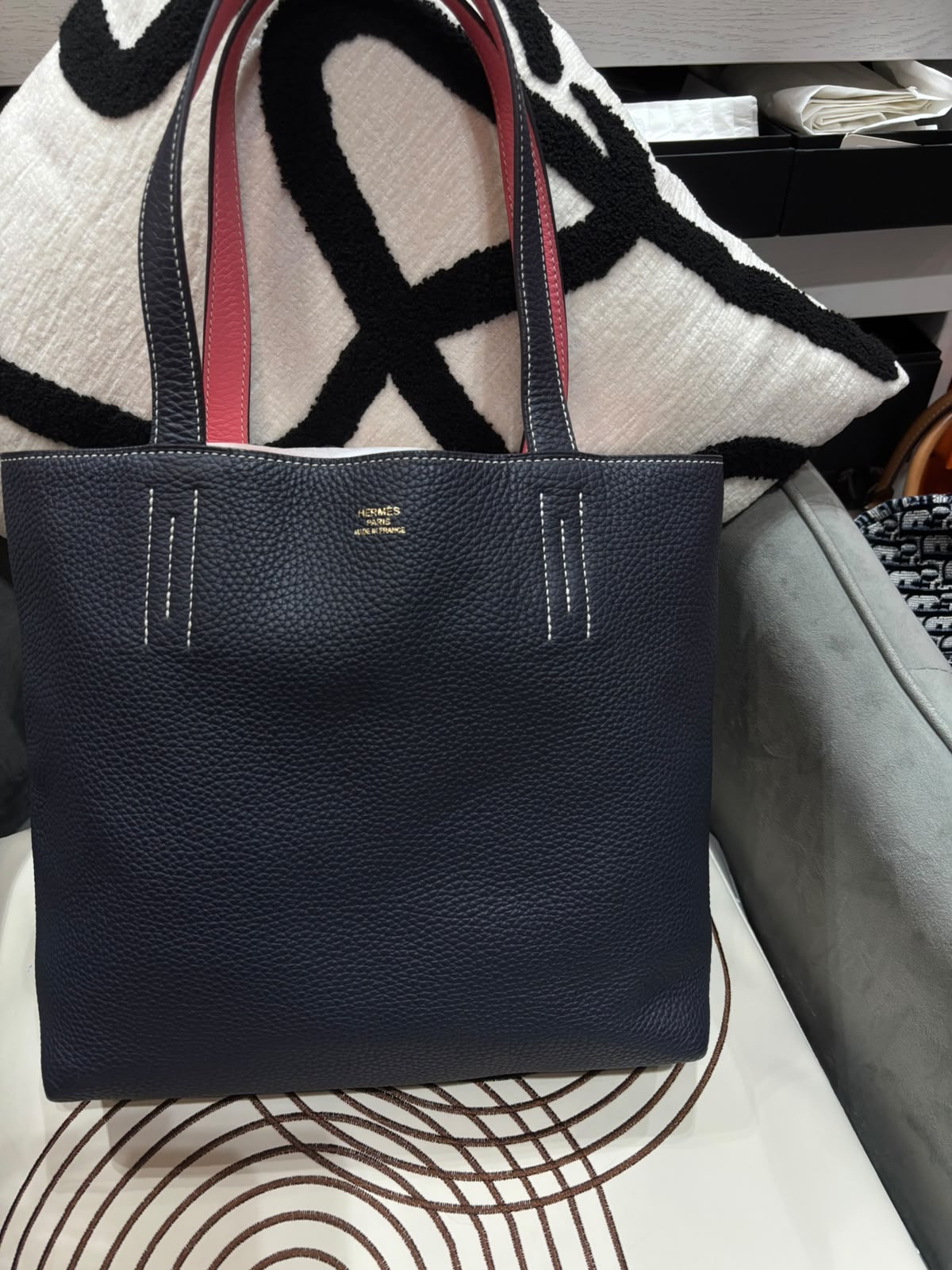 Hermes Double Sens 36 Stamp X 100%Authentic, 98%New ✅Dust Bag