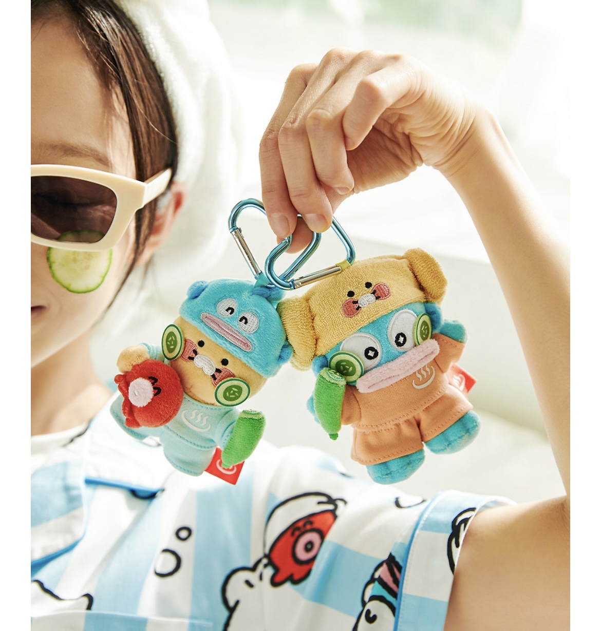 Kakao Friends x Hangyodon 汗蒸幕♨️系列鎖匙扣 